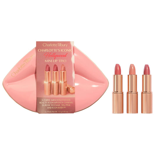 Mini Iconic Hollywood Lipstick Trio Charlotte Tilbury