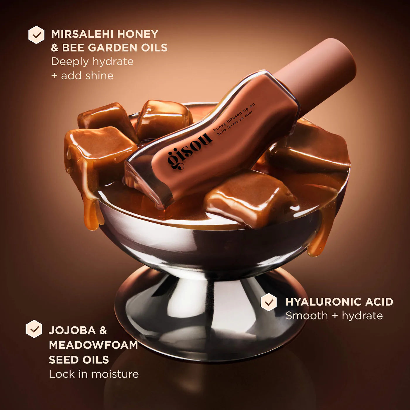 Honey Infused Hydrating Lip Oil Gisou