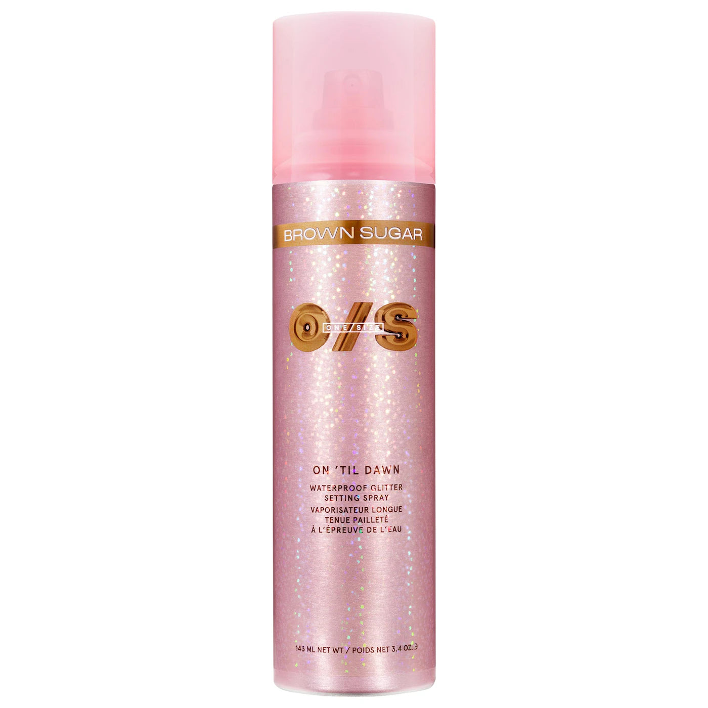On 'til dawn waterproof glitter setting spray - Brown Sugar One Size