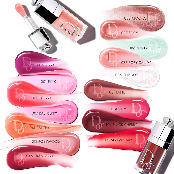 Lip glow oil hydrating high-shine gloss Dior