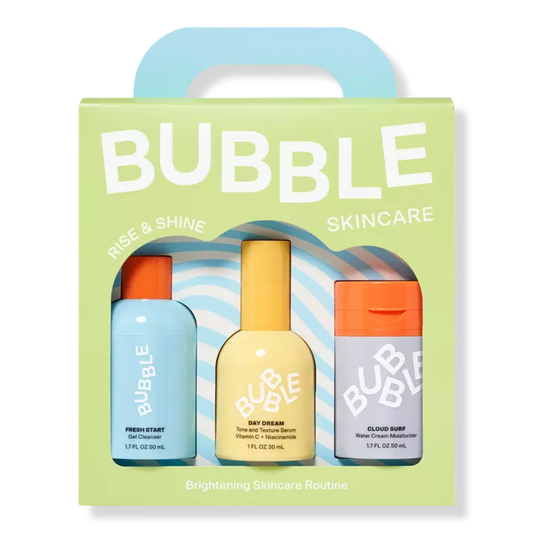 Rise and shine brightening kit Bubble