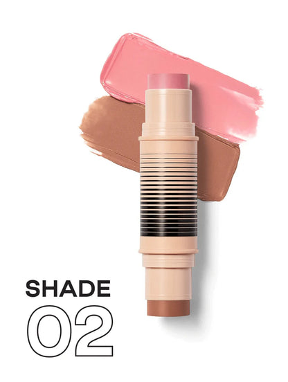 Desert island duo blush + bronzer stick Dibs Beauty
