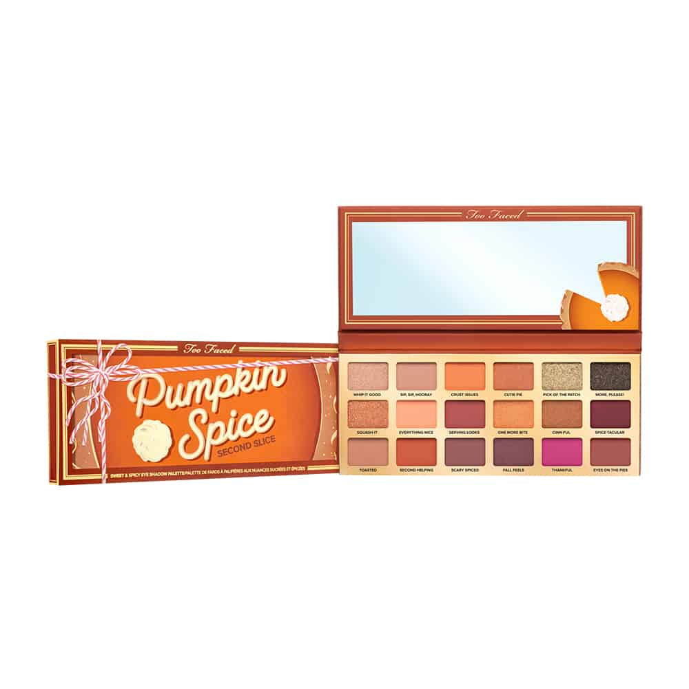 Pumpkin Spice: Second slice sweet & spicy eye shadow palette Too Faced