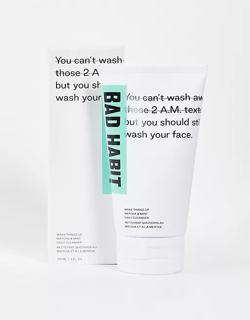 Wake things up matcha & mint daily cleanser Bad Habit - APGMakeupSolution