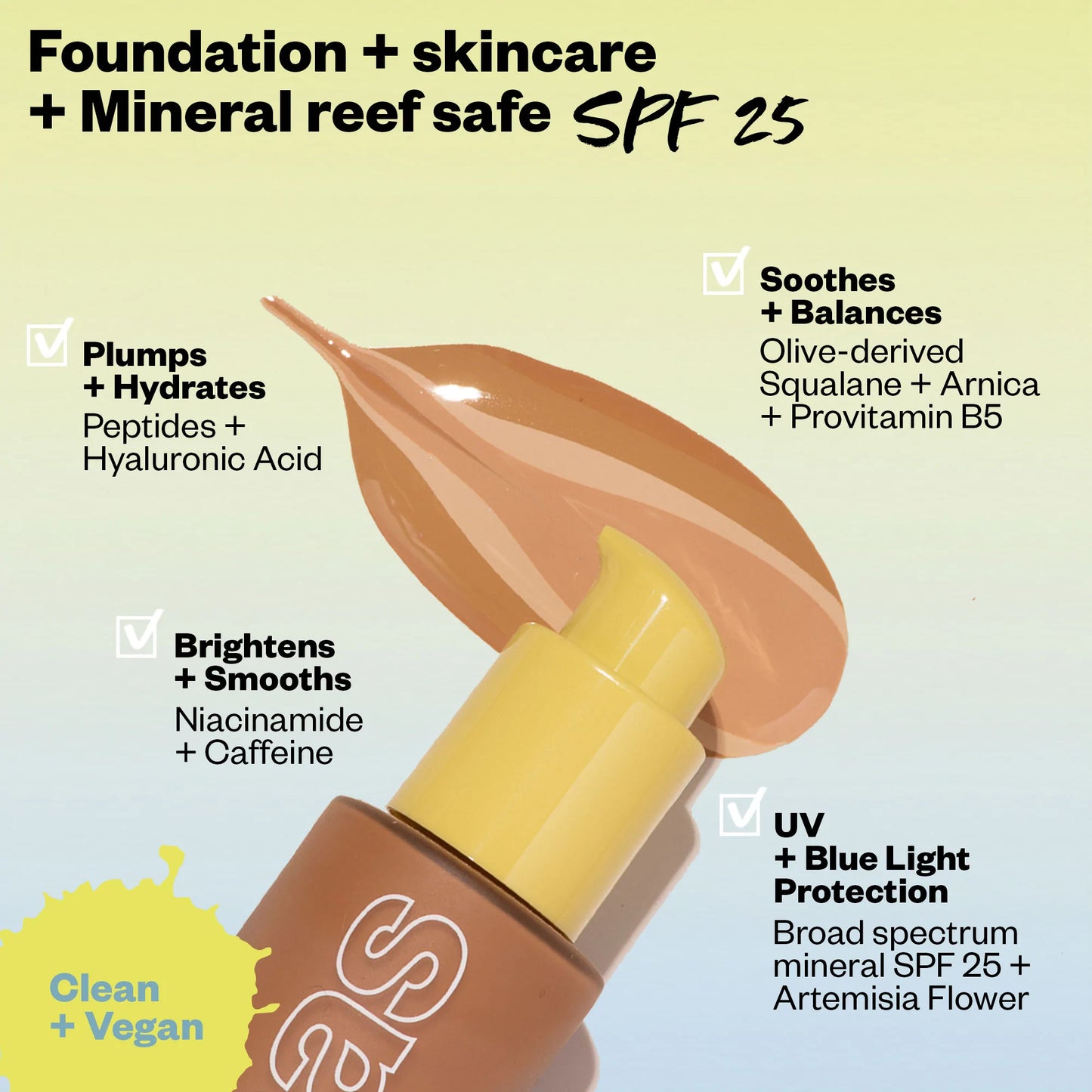 Revealer skin-improving foundation SPF 25 Kosas - APGMakeupSolution
