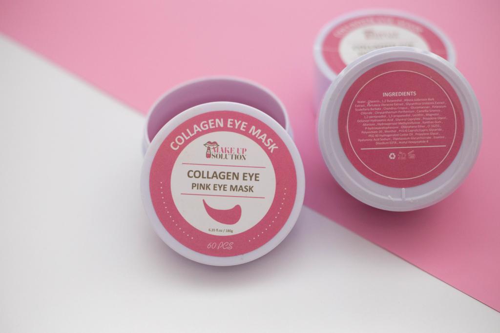 Collagen eye pink eye mask makeup solution - APGMakeupSolution