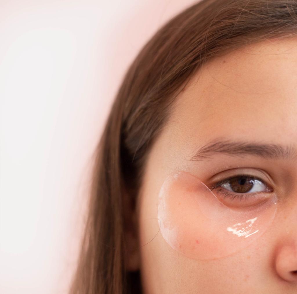 Collagen eye pink eye mask makeup solution - APGMakeupSolution